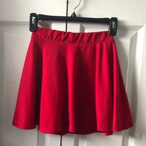 Red Skater Skirt